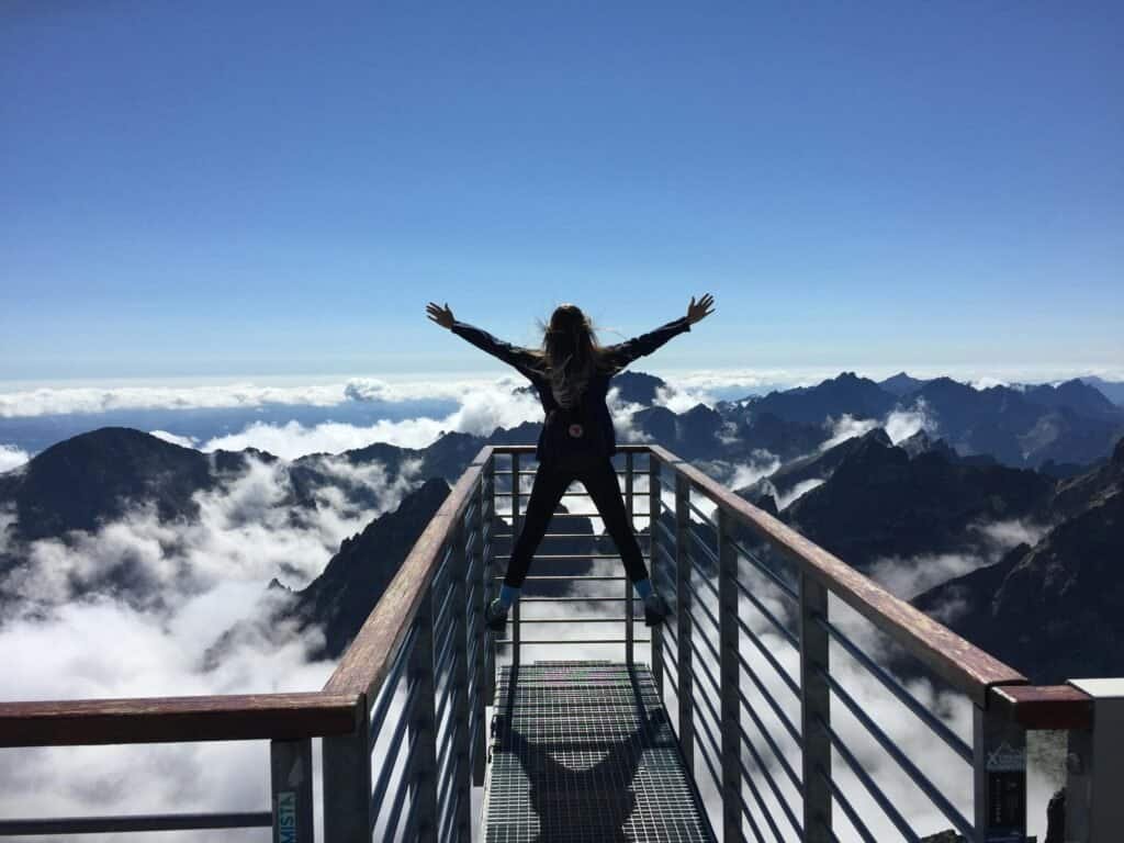 View over Swiss Mountains